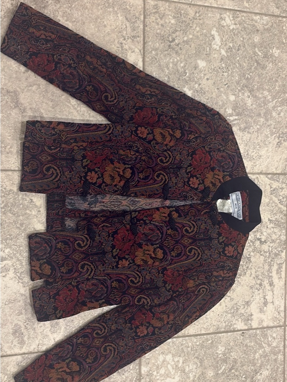 Vintage Whimsigoth Tapestry Jacket